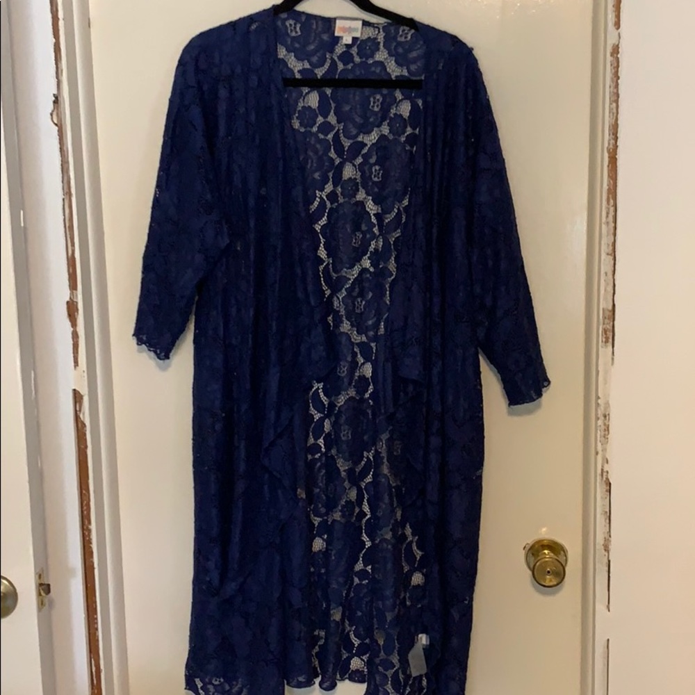 LuLaRoe Blue Kimono